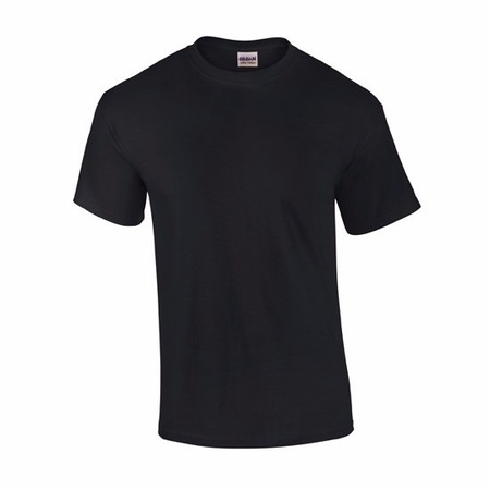 Zwarte katoenen t-shirts voor heren 200 grams