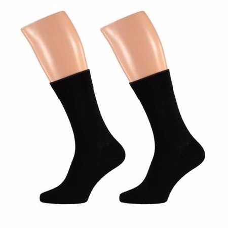 Zwarte kwaliteit heren sokken maat 39/42