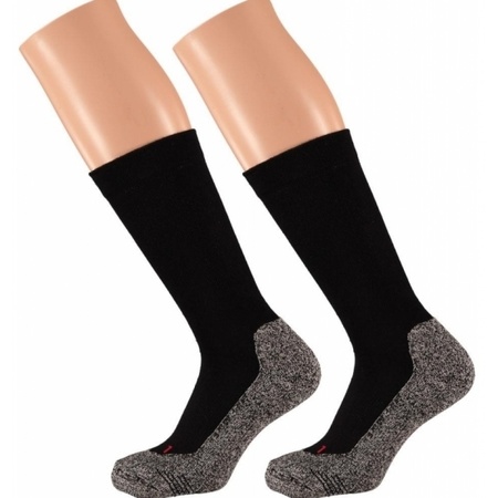 Black hiking socks men size 45/47